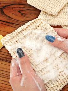10/5/1pc Kantong Sabun Sisal Alami, Jaring Penyimpanan Sabun Gantung yang Dapat Digunakan Kembali, Penggunaan Ganda di Rumah & Perjalanan, Aksesori Mandi Pengelupas Lembut, Mencegah Pemborosan Sabun, Desain Tali Serut Tahan Lama untuk Memudahkan Penggantungan dan Pengeringan - Krem - View 14