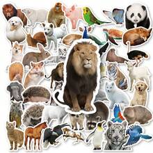 50pcs Pixel Art Animal Stickers, Waterproof Vinyl Decals, Suitable For Laptop, Gamer Gift, Personal Items DIY Decoration, Party Favor, Scrapbook, Planner, Aesthetic Retro Game Theme Sticker Pack, Perfect For Collectors And Enthusiasts - Multicolor - View 7