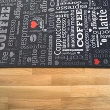 Chilai Home Washable Kitchen Rug, Non Slip Runner Rug, Modern Kitchen Carpet, Soft Runner Rug Kithcen, Made In Türkiye, Kitchen Runner Rug - Black and White - View 5