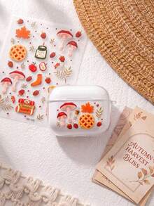 1Set Warm Autumn Theme Decorative Stickers, Pumpkin, Maple Leaf, Mushroom, Nut Patterns, Suitable For Computer, Camera, Phone Case, Decorate Devices With Cozy Autumn Style - T2/080+081 - View 4