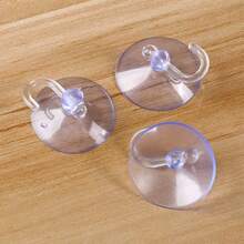 1pc/5pcs/20pcs Transparent Suction Cup Hooks, No-Drill Bathroom Kitchen Hooks, Strong Adhesion, Minimalist Style, Multi-Purpose Hooks For Bathroom And Kitchen - White - View 8