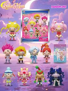 TOEI ANIMATION Sailor Moon 3D角色鑰匙圈盲盒盲袋 隨機動漫吊飾掛飾 包夾收藏品 可愛卡通配件 生日節日禮物 1個 - 彩色 - 查看 1