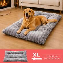 Extra Large Warm Winter Pet Bed For Cats And Dogs, Thick Plush Sleeping Cushion, Indoor Dog Bed And Cat Bed For Floor Or Sofa, Multiple Sizes For Small Medium And Large Pets - Grey - View 14