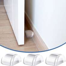 4pcs Transparent Anti-Collision Stickers, Self-Adhesive Door Bumpers - Door Stop - View 3