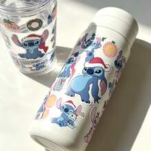Lilo & Stitch 50pcs Cute Stitch Stickers, Full Of Childhood Charm, Perfect Gift For Anime Fans And Students' Handmade Decoration. Waterproof And Wear-Resistant, Suitable For Decorating Notebooks, Water Bottles, Luggage, Computer Cases, DIY Unique Style, Isn-Style DIY Planner, Waterproof Highly Attractive Stickers, Excellent Holiday Gift For Teenagers, Top Choice For DIY Crafts And Planner Decoration - Multicolor - View 8