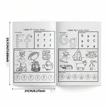 English Alphabet Tracing & Letter Recognition Activity Notebooks ...