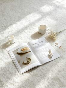 Ins Style Minimalist English Magazine Photography Prop, Office Living Room Bookshelf B&B Decor, Photo Shoot & Live Streaming Background - one-size - View 9