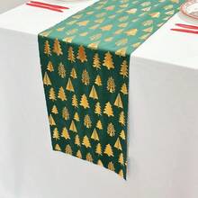 1pc Christmas Table Runner Multicolor Luxury Seasonal Winter Dining Table Decor Coffee Table Decor Suitable For Home Kitchen Restaurant Party Holiday Indoor Outdoor - Multicolor - View 6