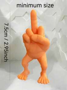 1pc 3D Printed Model - Stress Relief Tool, Creative EDC Gear, Portable Toy; Creative Surprise - Multicolor - View 8