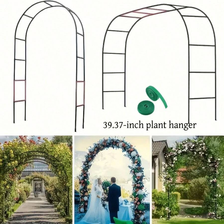 SKYNEST [Metal Garden Arch, Climbing Plants] 2 Sizes Metal Garden Arch - Wedding & Event Decoration, Garden Trellis For Climbing Plants, Assemble Freely - 1/2 Pack,Metal Material - A - View 1