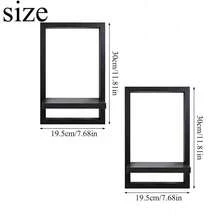 1/2pcs Wall-Mounted Floating Shelves, Solid Wood Room Decor, Rustic Wooden Shelves, Suitable For Bathroom, Living Room, Bedroom And Kitchen, Used For Storage, Book Display And Room Decoration - Multiple Styles - View 8