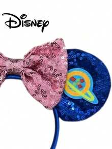 Disney 1pc Alien Cartoon Bow Headband, Animal Cartoon Headpiece, Amusement Park Decorative Hairband, Holiday Gift, Party Costume Accessory Headband - Multicolor - View 6