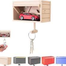 1pc Creative Container-Shaped Wall-Mounted Key Holder With Hidden Storage Space, Suitable For Collectors And Car Enthusiasts, For Daily Key Storage And Home Decor - Multicolor - View 6