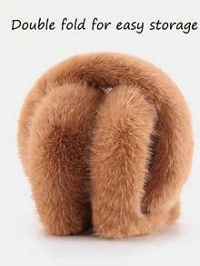 Cute Capybara Earmuffs - Fleece Lined Warm Ear Covers, Suitable For Boys And Girls, Students Winter Ear Warmers - Multicolor - View 8
