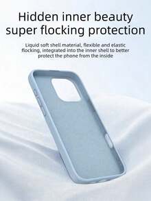 新款奢華防震柔軟米色手機殼，適用於 iPhone 18 17 Pro 17 Air 16 15 Pro 14 Plus 13 12 11 17 Pro Max，防摔絲滑保護殼，耐摔防震，簡約設計，親膚材質 - 深棕色 - 查看 7