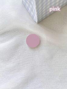 1 buah Dudukan Ponsel yang Dapat Diperluas Warna Solid, Dudukan Ponsel Transparan yang Lucu, Dudukan Ponsel Lipat dengan Alas Transparan, Aksesori Ponsel Warna Dopamin - MultiWarna - View 7
