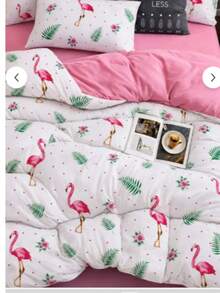 Cozy Duvet Cover Set - Bedroom - Hot Pink - View 2