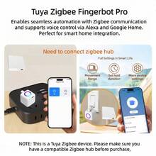 RSH 2pcs Rechargeable ZigBee Smart Robot Button Pusher, Supports Tuya Smart Life App Scheduled Automation, Compatible With Alexa Voice Assistant, RGB Light Touch Sensor, 8 Months Long Standby, Wireless Button Switch Pusher - View 6