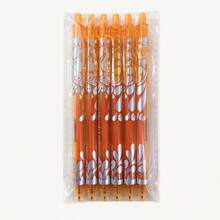 6pcs Blue Floral Series Erasable Gel Pens, Heat-Erasable Ink, Student Exam Preparation Pens - A - View 8