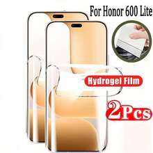 2 قطعة واقي شاشة فيلم هيدروجيل ناعم لهاتف Honor 600 Pro/ 600 Lite/600/ 600e Series، تغطية كاملة، فيلم ناعم، واقي شاشة TPU مقاوم للخدش، فيلم حماية شفاف عالي الدقة - شفاف - مشاهدة 12