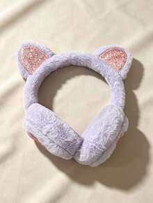 New Girls' Winter Ear Muffs, Cute Korean Style Ear Muffs Set, Ear Covers, Warm And Frost-Proof - Multicolor - View 8