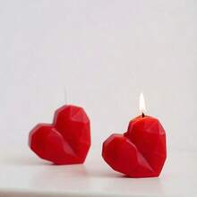 1 Piece Of Heart-Shaped Scented Candle For Atmosphere, A Red Small Gift, Handmade For Valentine's Day And Wedding, A Heart-Shaped Fragrance Candle For A Perfect Gift For Friends. - Multi-color - View 6