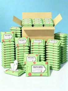 100pcs/50pcs/20pcs/10pcs Mini Portable Non-Woven Wipes, Suitable For Daily Item Cleaning, Clothing Cleaning Wipes, Kitchen Wipes (Used For Item Cleaning, Non Body Part Cleaning) - Multicolor - View 1
