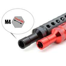 1pc Car Toy Off-Road Racing Car Tire Tool Wheel Lock Nut Socket Tool Detachable Repair Tool Black/Red 2 Colors Available - A - View 4