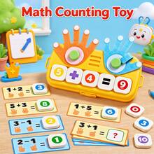 10pcs Finger Counting Math Operation Desktop Game With Box, Birthday Christmas Easter Party Small Gift Box, Holiday Gift, Prank Toy, Interactive Educational Early Learning Toy - Multicolor - View 4