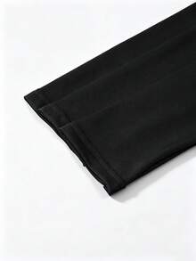 3 cái/gói quần tất trẻ em mỏng 5 inch màu trơn cho mùa xuân/thu, đa năng để mặc phối lớp hoặc mặc riêng - màu đen - Xem 7