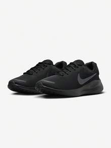 Nike男鞋運動鞋2026新款REVOLUTION 7緩震輕便透氣公路跑步鞋FB2207-005 - 黑色 - 查看 1