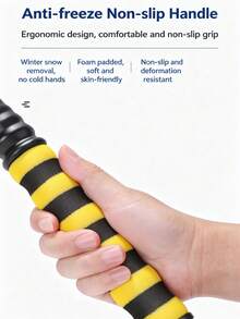 Detachable Car Windshield Ice Scraper, Ergonomic Foam Handle Snow Removal Tool, Extendable Aluminum Pole Snow Shovel Set Suitable For Cars, Trucks 1PC - 2-in-1 Snow Removal Shovel - View 9