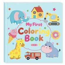 30-Page Toddler Color Recognition Enlightenment Coloring Book, Children's Original Animal Theme Doodle Book, Zero-Based Kids Hand-Drawing Practice Sketchbook, High-Definition Patterns Soft Eye Protection, Toddler Art Thinking Expansion Doodle Book, Home Early Education Entertainment Book, Practical Stationery Gift For Children During Back-To-School Season - Mint Blue - View 5