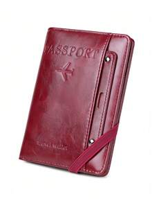 Passport Holder Card Sleeve Wallet Document Organizer Bag, Women's Essential Travel Accessories Storage Pouch - Multicolor - View 13