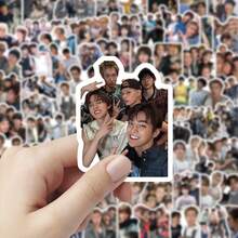 Hasbro 100pcs/1set Cortis Celebrity Stickers KPOP Korean Idol Group DIY Planner Stickers Skateboard Decoration Waterproof Decals - Multicolor - View 2