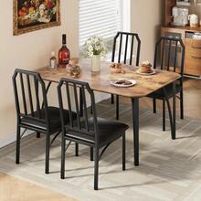 Dining Table & Chair Sets - Brown - View 7