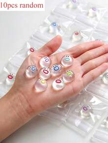 10 buah Mainan Squishy Transparan dengan Hidung Mini Lucu yang Lembut, Bola Penghilang Stres Kartun, Mainan Remas, Tekstur Lembut seperti Adonan, Untuk Anak Perempuan dan Anak-anak - MultiWarna - View 13