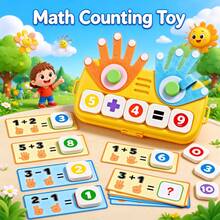 10pcs Finger Counting Math Operation Desktop Game With Box, Birthday Christmas Easter Party Small Gift Box, Holiday Gift, Prank Toy, Interactive Educational Early Learning Toy - Multicolor - View 6