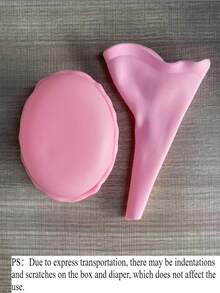 2pcs, 1 Urinal + 1 Box, Portable Silicone Female Urination Funnel With Compact Foldable Design And Carrying Case - Reusable Standing Urination Device For Women, Suitable For Travel, Camping, Hiking, Hygiene And Cleaning Accessory - Multicolor - View 10