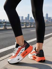 Women's Sports Shoes, Minimalist Colorblock Athletic Upper, Shock-Absorbing Rebound Tennis Shoes, Versatile For Daily Commute, Outdoor Sports And Ball Games - Koi - View 2