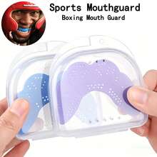2PCS Football Basketball Rugby MMA Mouth Guard (Mouthpiece, EVA Material, Comes With Transparent Storage Box), Wear-Resistant, Shock-Absorbing, Sports Protection Enhanced By 30%, Essential For Boxing Taekwondo, Combat Sports Protective Gear, Suitable For Teenagers And Adults - Multicolor - View 3