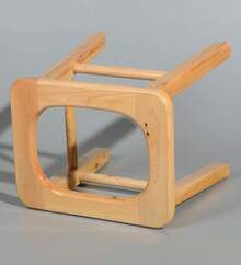 1 Pieza Asiento de Yoni de Madera, Taburete de Vaporización en V de 15.7 Pulgadas, Asiento Yoni de Madera de Ciprés con Cuatro Patas, Diseño Ergonómico de de Reloj, para Uso en Hogar, Spa y Rituales de Bienestar - 1 - Ver 8