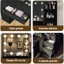 Vanities & Vanity Benches - Black - View 3