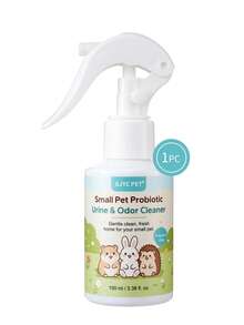 GJYC PET Pembersih Kandang Hewan Peliharaan Kecil dengan Enzim Probiotik – Menghilangkan Bau Urine, Noda & Penumpukan Mineral di Habitat Hamster, Kelinci & Burung – Formula Bebas Pewangi, 3,38 Fl Oz - View 12