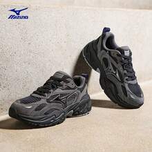 Mizuno New RACERS Cushion Soft Sole Casual Shoes Breathable Lightweight Sports Running Shoes Unisex - Grey - View 9