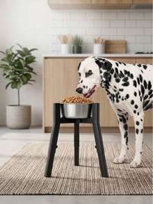 Adjustable Dog Bowl Stand For Medium To Large And Extra Large Dogs, 3-Level Height Adjustable, Width 17.8-27.1cm, Height 25-30-34cm, Elevated Dog Bowl And Water Dispenser Stand (Bowl Not Included) - One Size - View 3