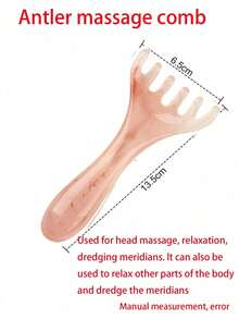 Head Massage Claw Scalp Relaxation Tool, Facial Massage Tool Scalp Gua Sha Head Massage Comb Gua Sha Massage Tool Face Lifting Massage Eye Massage Relaxation Tool, Deep Massage Relaxation Tool Multi-Function Handheld Head Massage Tool, Acupoint Trigger Point Massage, Also Suitable For Full Body Deep Tissue Massage. Made Of Resin Material, Smooth And Rounded. Washable And Reusable. - Multicolor - View 8