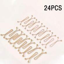 24/36Pcs Seamless Invisible Underarm Tightening Tool - Sleeveless Clothing Underarm Shrink Tool Invisible Waist Cincher Metal Clip, Adjustable Button Pin Suitable For Jeans And Clothing - Multicolor - View 18