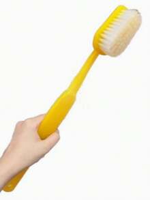 1pc Fun Extra-Large Toothbrush Soft Bath Brush: Gently Exfoliate With A Giant Toothbrush, Exquisite Bathroom Decor, Home Toy, Oversized Toothbrush,Prank Gifts For Friends And Family - Multicolor - View 3
