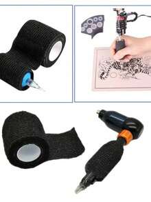 24/12/6/3/1pc Large Capacity Tattoo Grip Tape, Self-Adhesive Elastic ...